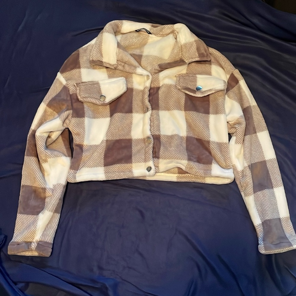 Shein, Size S, white and brown